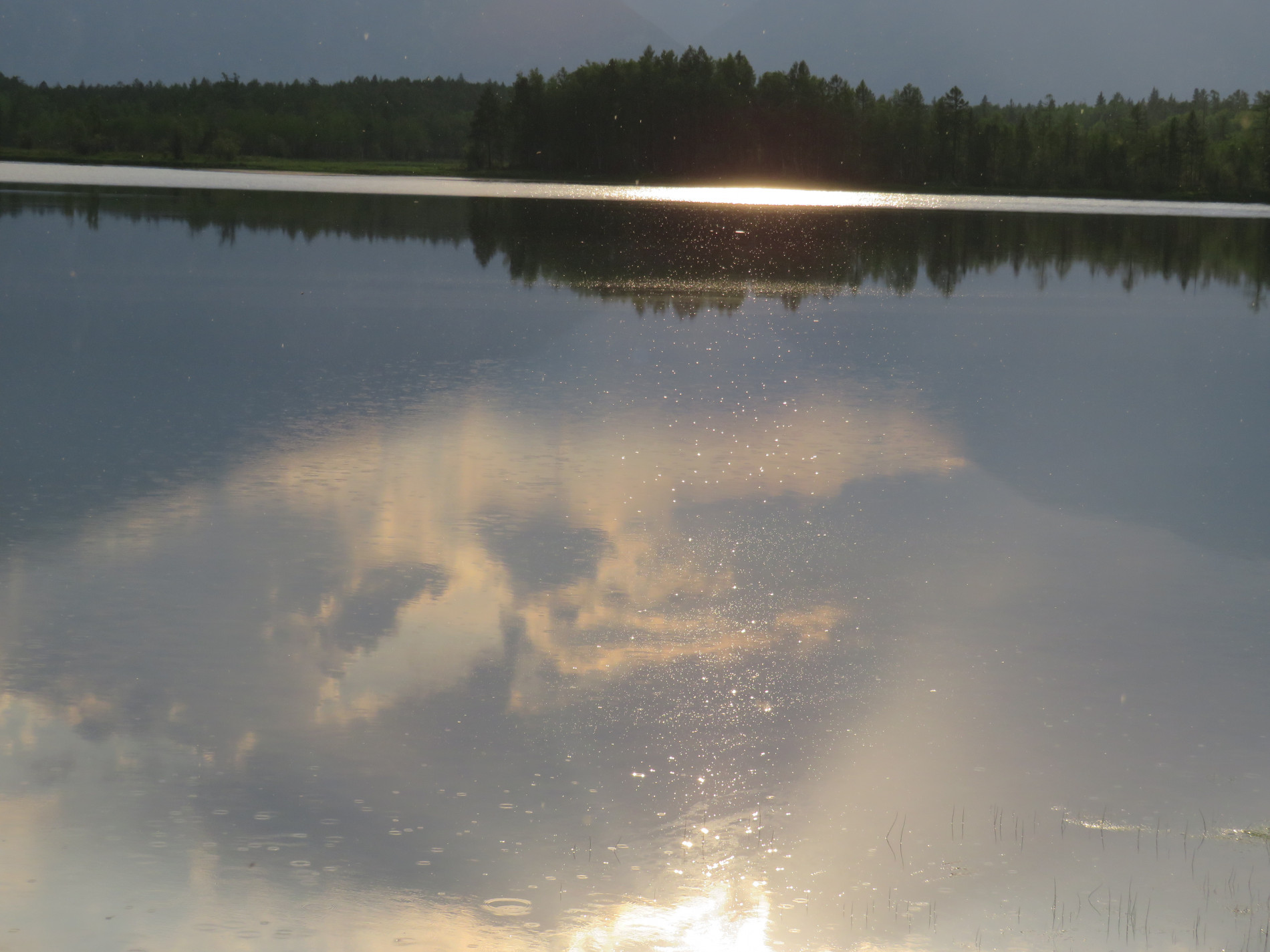 озеро Орон, июль